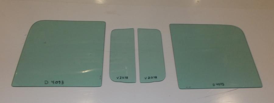 1956 Ford Pick Up 4 Piece Side Glass Set SS56FPU