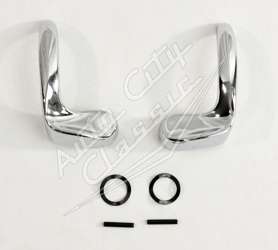 thumbnail image 2 of 1955-1959 Chevrolet Pickup Truck CK 2nd Series Chrome Vent Window Assembly 0847 254 R Right Side 5055377r A 2 of 12