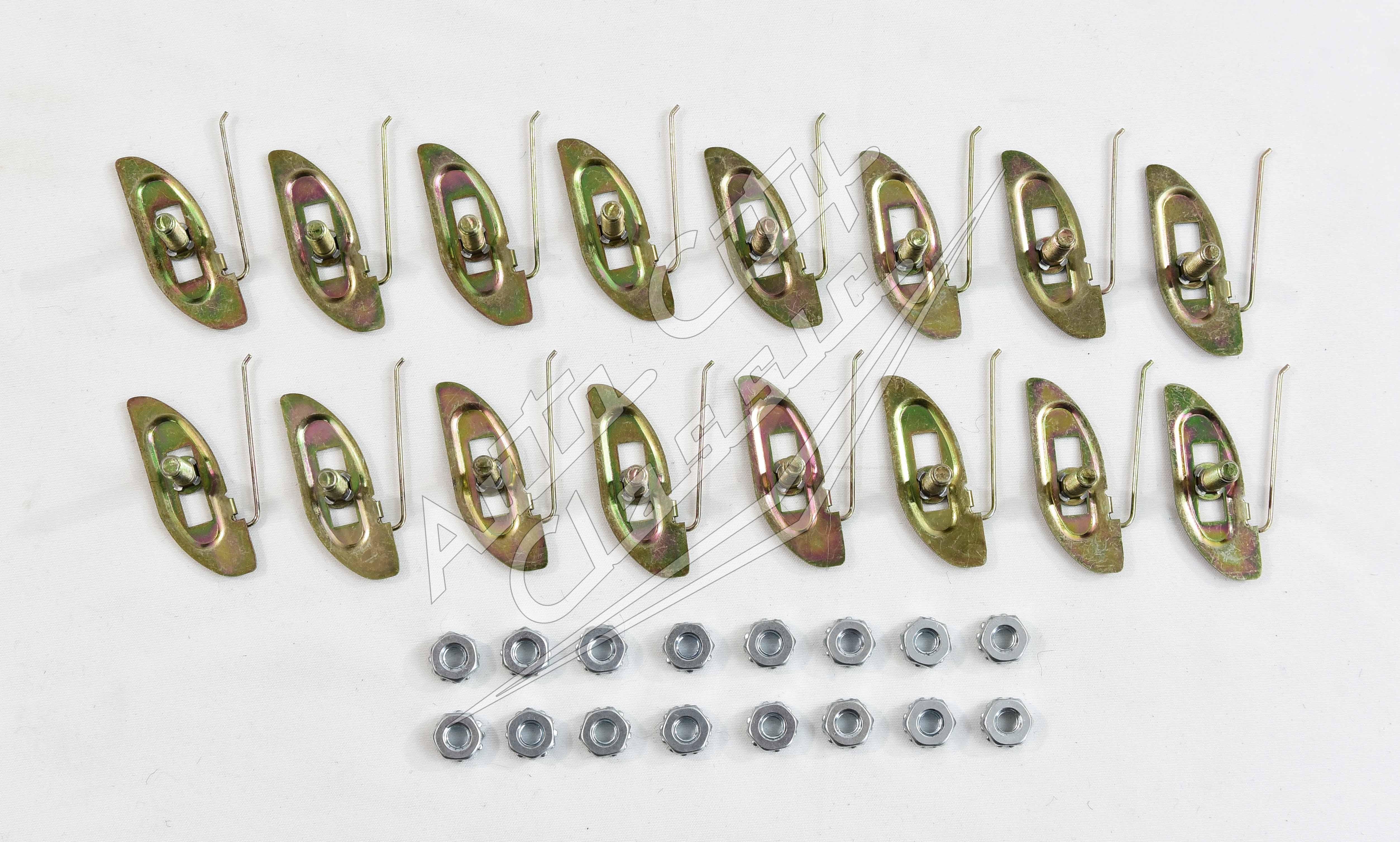 58 Chevrolet Biscayne 4 Door Sedan Side Molding Clip Set