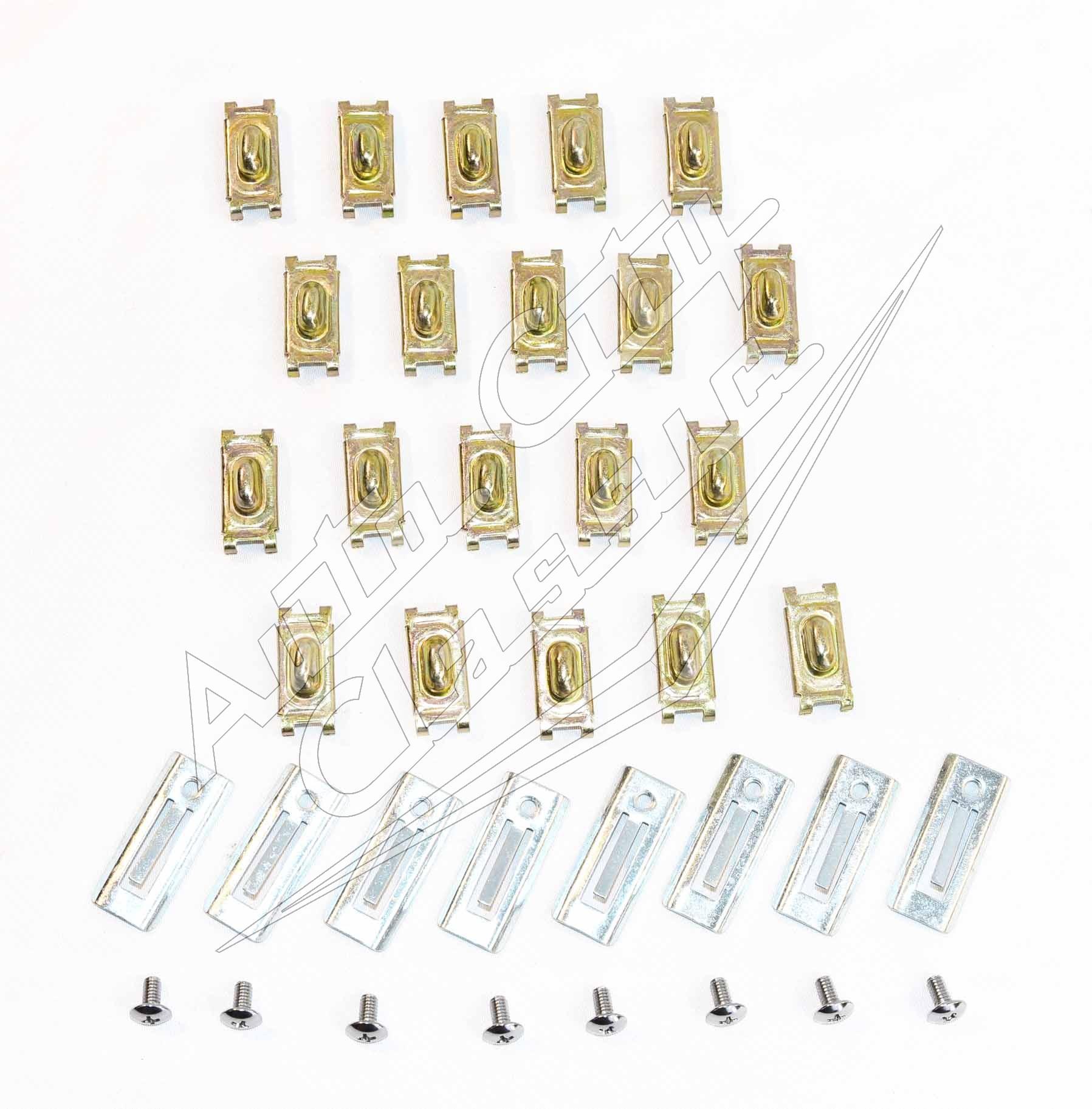 58 Chevrolet Bel Air 2 Door Hardtop Side Molding Clip Set 