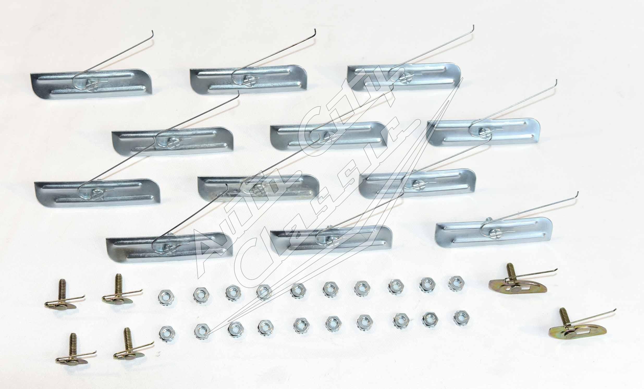 58 Chevrolet Bel Air 2 Door Hardtop Side Molding Clip Set 