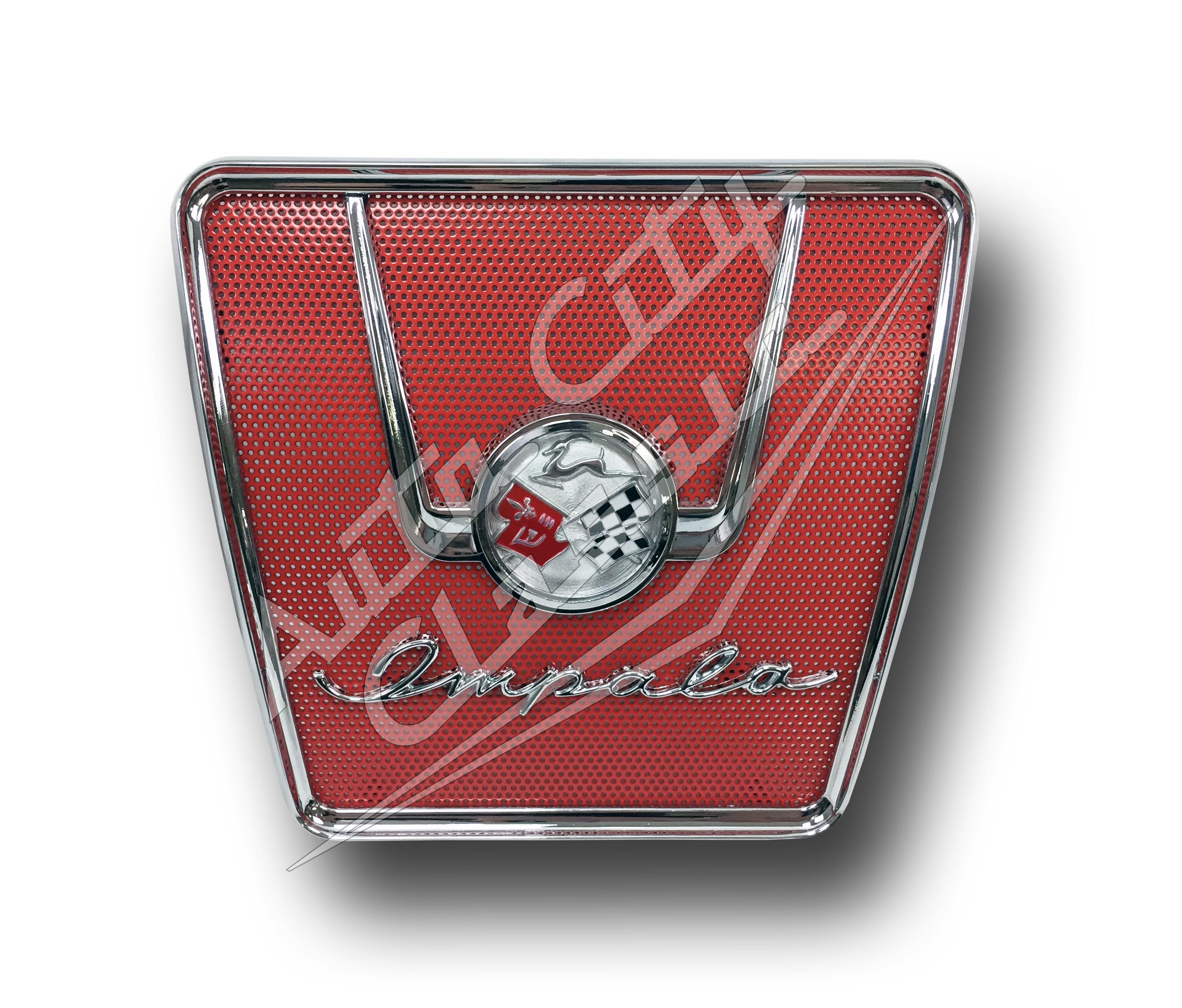 58 Chevrolet Impala Rear Speaker Grille Assembly