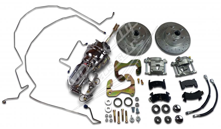 55-1957 Chevrolet Passenger Cars Complete Front Disc Brake Conversion
