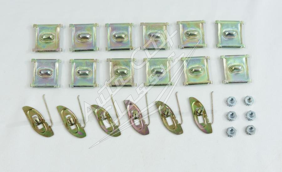 58 Chevrolet Del Ray 2 Door Sedan Side Molding Clip Set