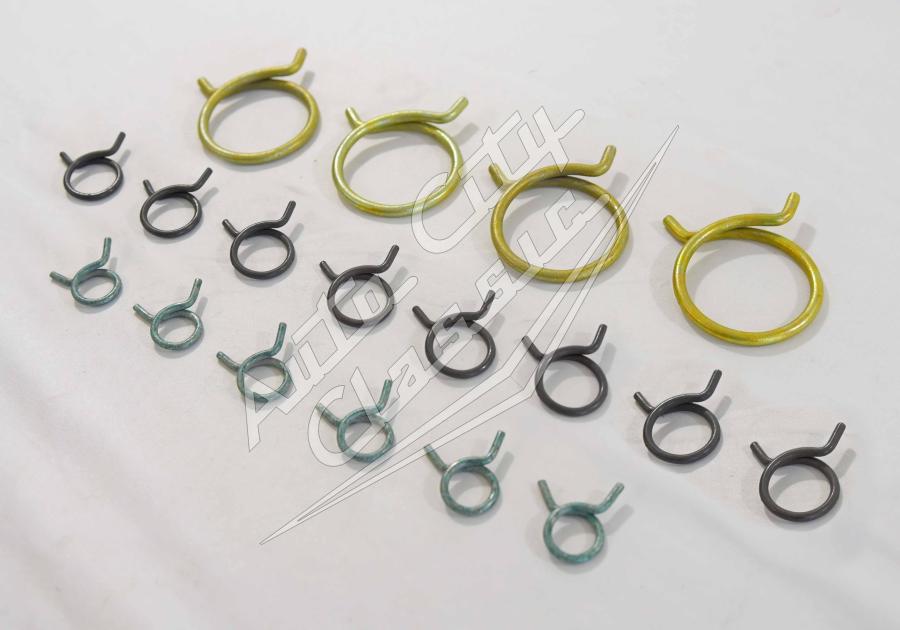 58 Chevrolet Passenger Cars Hose Clamp Set for Radiator and Heater