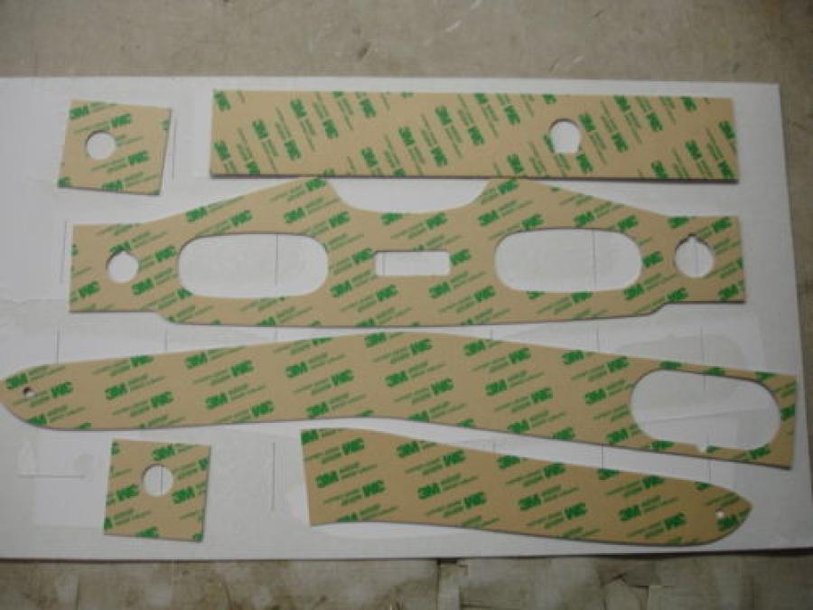 58 Chevrolet Passenger Cars Aluminum Dash Restoration Kit