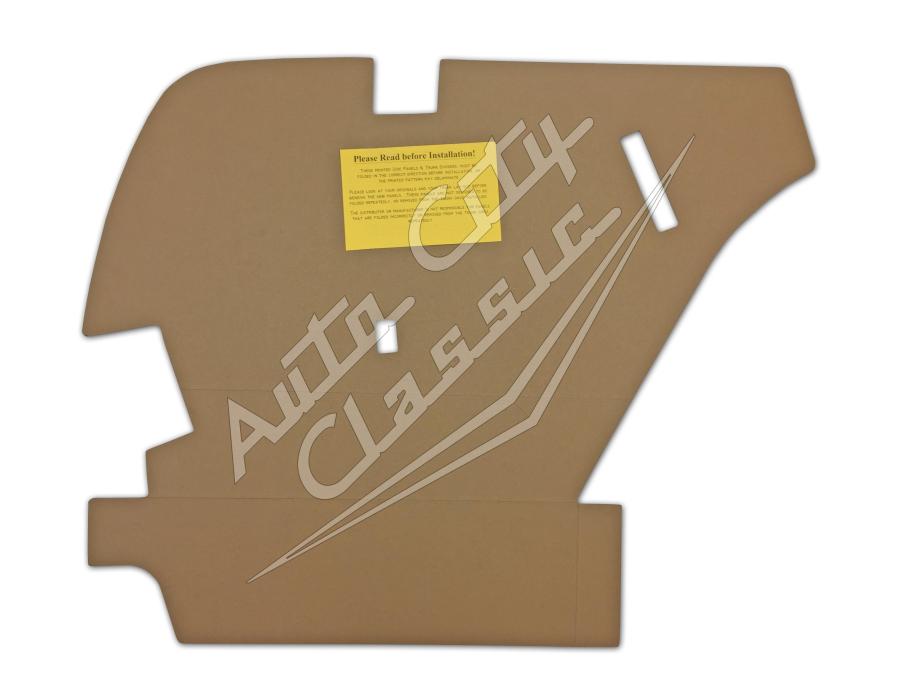 58 Chevrolet Passenger Cars Right Cardboard Trunk Filler Panel