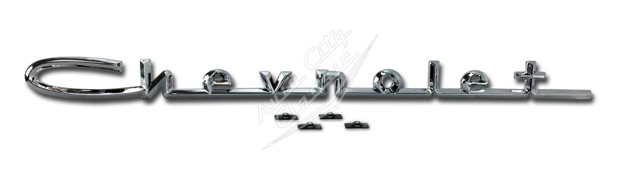58 Chevrolet Impala Continental Trim Script 