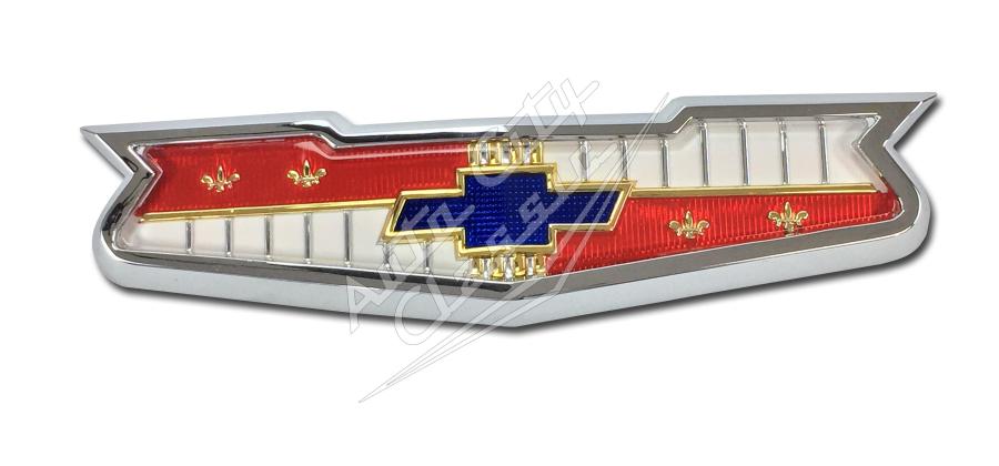 58 Chevrolet V8 Hood Emblem Assembly