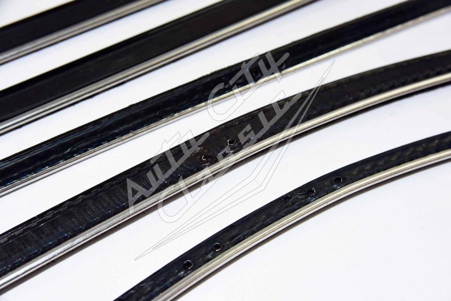 58 Chevrolet / Pontiac Convertible Window Weatherstrip Fuzzy Kit