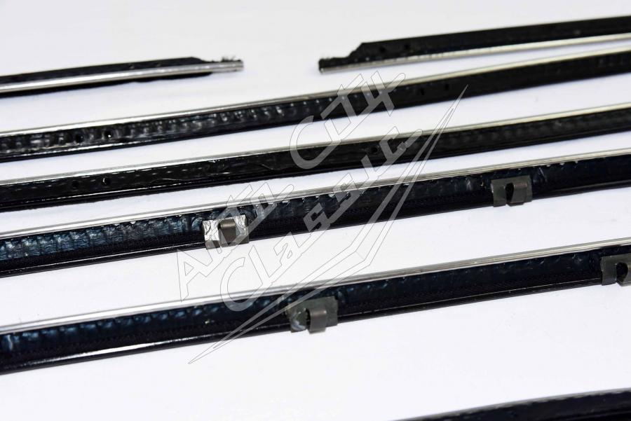 58 Chevrolet / Pontiac 4 Door Hardtop Window Weatherstrip Fuzzy Kit
