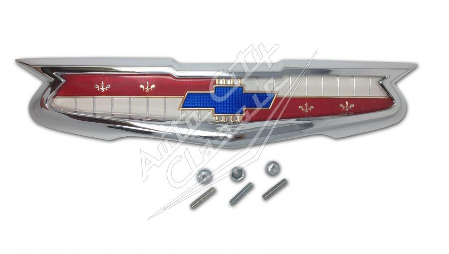 58 Chevrolet 6 Cylinder Trunk Emblem Assembly