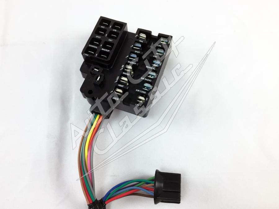 58 Chevrolet Passenger Cars Dash Wiring Harness with Fuse Box