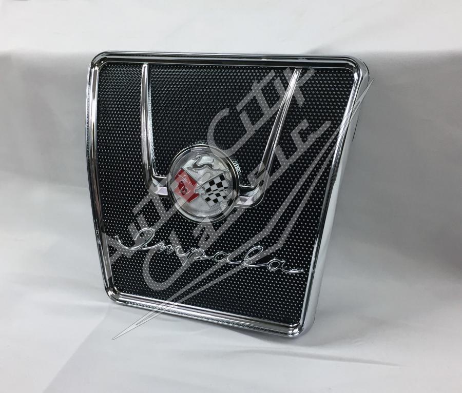 58 Chevrolet Impala Rear Speaker Grill Assembly