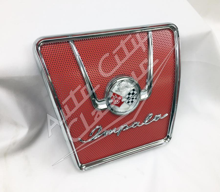 58 Chevrolet Impala Rear Speaker Grill Assembly