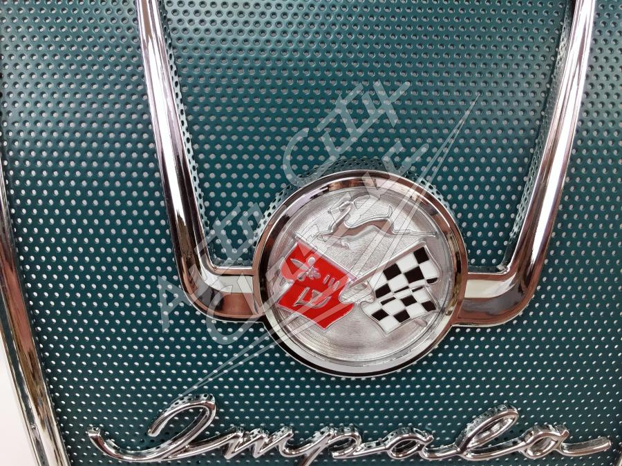 58 Chevrolet Impala Rear Speaker Grille Assembly