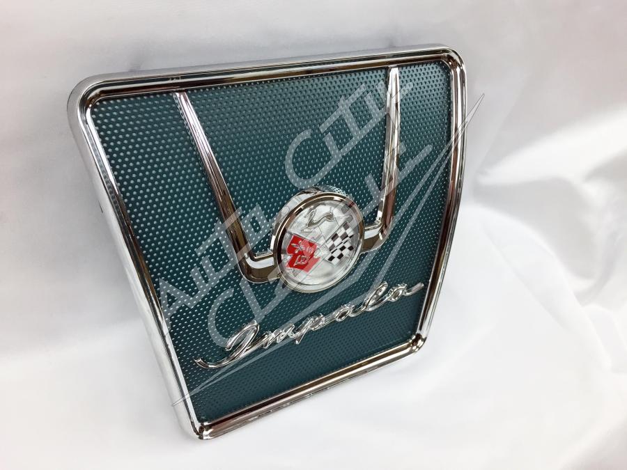 58 Chevrolet Impala Rear Speaker Grille Assembly