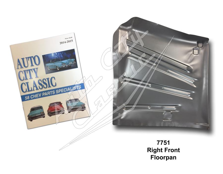 58 Chevrolet Passenger Cars Floor Pan Set