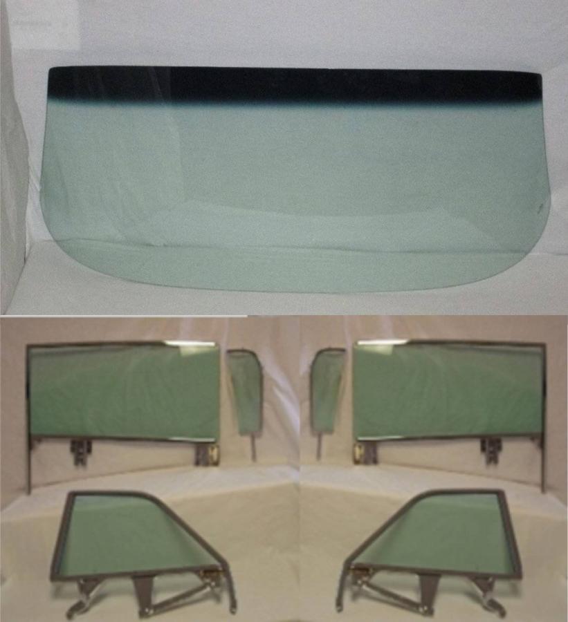 1959-1960 Buick/ Chevrolet / Oldsmobile/ Pontiac Convertible Complete Glass Package with Assembled Side Set 5960PKGASSM