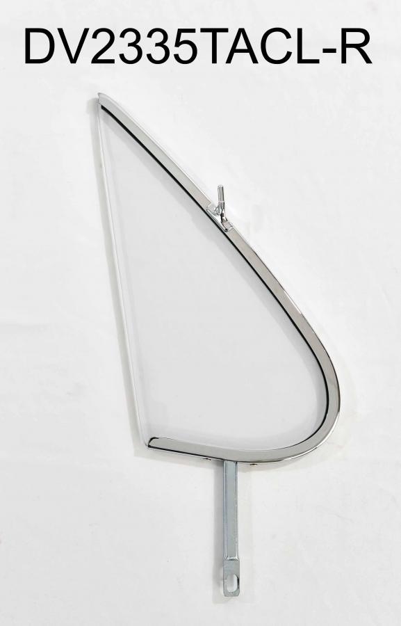 1961-1962 Buick / Cadillac / Chevrolet / Oldsmobile / Pontiac Convertible and Hardtop Assembled Vent Glass V2335TA