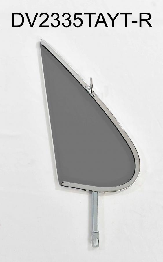 1961-1962 Buick / Cadillac / Chevrolet / Oldsmobile / Pontiac Convertible and Hardtop Assembled Vent Glass V2335TA