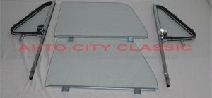 1964-1966 Chevrolet / GMC Pickup Assembled Side Glass Set w/ Post 6466SSAP
