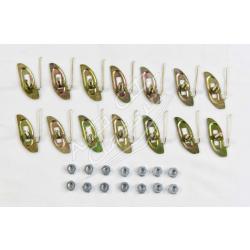 58 Chevrolet Biscayne 4 Door Sedan Side Molding Clip Set