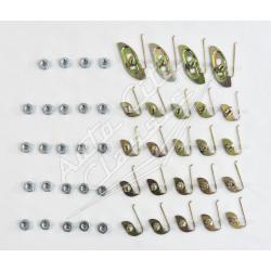 58 Chevrolet Biscayne 2 Door Sedan Side Molding Clip Set