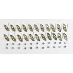 58 Chevrolet Biscayne 2 Door Sedan Side Molding Clip Set