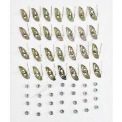 58 Chevrolet Biscayne 2 Door Sedan Side Molding Clip Set