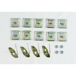 58 Chevrolet Del Ray 2 Door Sedan Side Molding Clip Set