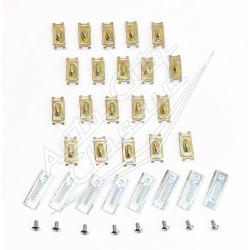 58 Chevrolet Bel Air 2 Door Hardtop Side Molding Clip Set 