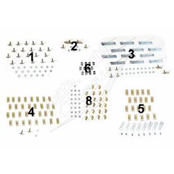 58 Chevrolet Bel Air 2 Door Hardtop Side Molding Clip Set 
