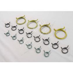 58 Chevrolet Passenger Cars Hose Clamp Set for Radiator and Heater