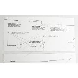 58 Chevrolet Passenger Cars Rear Antenna Template