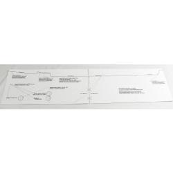 58 Chevrolet Passenger Cars Rear Antenna Template