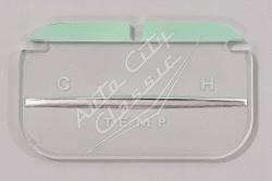1958 Chevrolet Passenger Cars Instrument Lens Face Plate Set