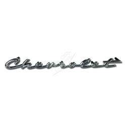 58 Chevrolet Trunk Script 