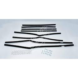 58 Chevrolet Bel Air 4 Door Sedan Window Weatherstrip Fuzzy Kit