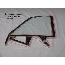 62 Buick / Chevrolet / Oldsmobile / Pontiac 2 Door Hardtop Complete Glass Package with Assembled Side Glass Set