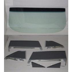 GREEN TINTED W/GREY SIDES