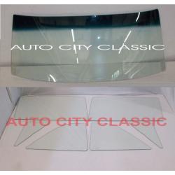 1961-1962 Ford and Mercury Convertible Windshield and Side Glass Set 6062FMCONVWSS