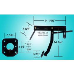Universal Firewall Mount Power Brake Pedal PED-UNI-PWR