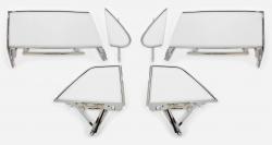 1962 Buick / Chevrolet / Oldsmobile / Pontiac 2 Door Hardtop Assembled Side Glass Set SSA-BCOP-62-2H