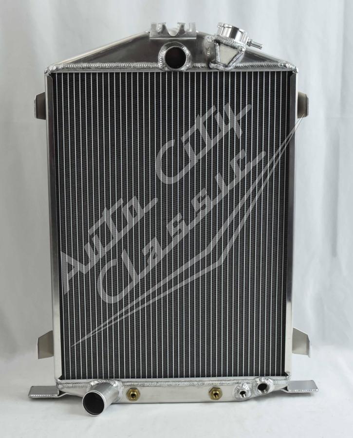 1932 Ford Hi-Boy / Street/ Rat Rod Aluminum Radiator with Ford Motor SL-124C-AT
