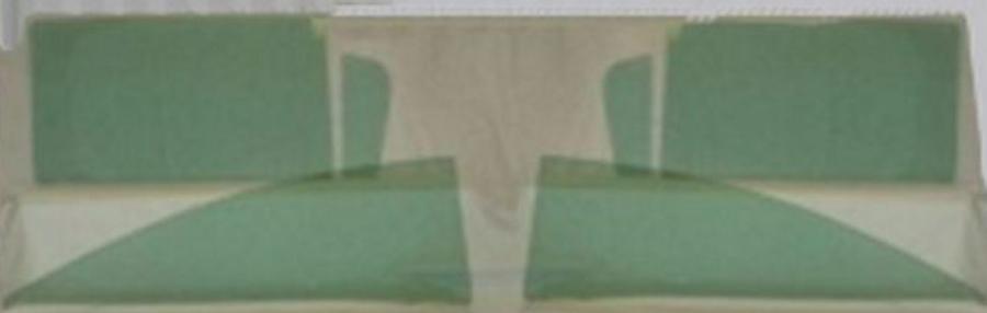 1959-1960 Chevrolet Biscayne 2 Door Sedan Business Side Glass Set SS-CVY-59-60-2S