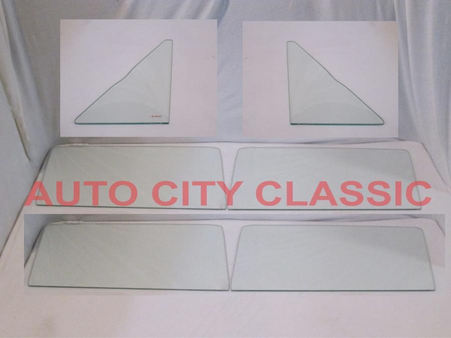1960-1961 Ford / Edsel / Mercury 4 Door Hardtop Side Glass Set 6061FRDMERC4HTSS