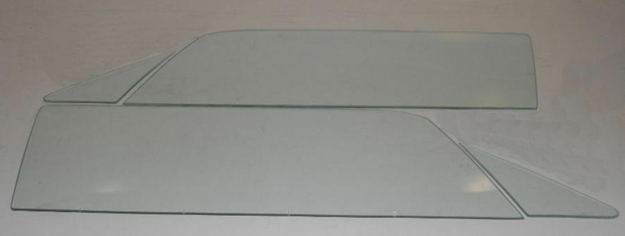 1965-1966 Ford Mustang 2 Door Hardtop Fastback Side Glass Set SS-MSTG-65-66-2H-FB