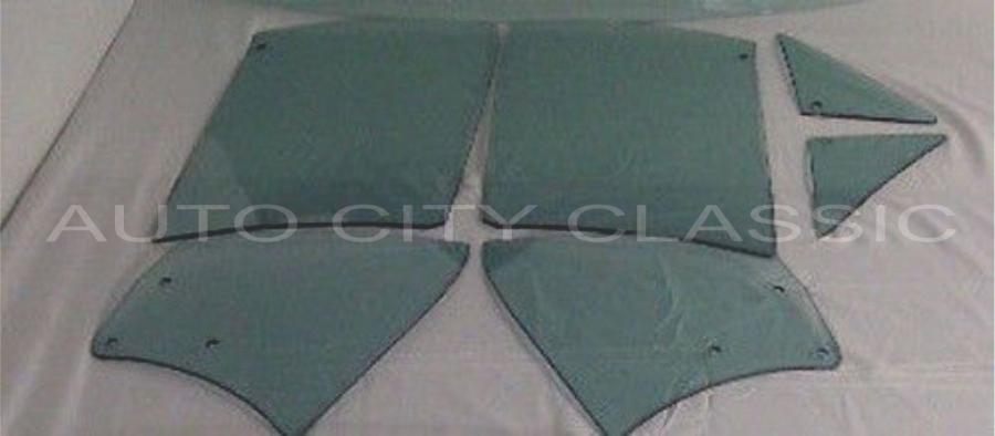 1962 Chevy II / Nova Convertible 6 piece Side Glass Set N62SC