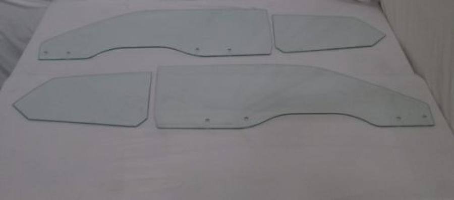 1970-1971 Ford Torino (Fairlane) 2 Door Hardtop Fastback Side Glass Set 7071TORSS
